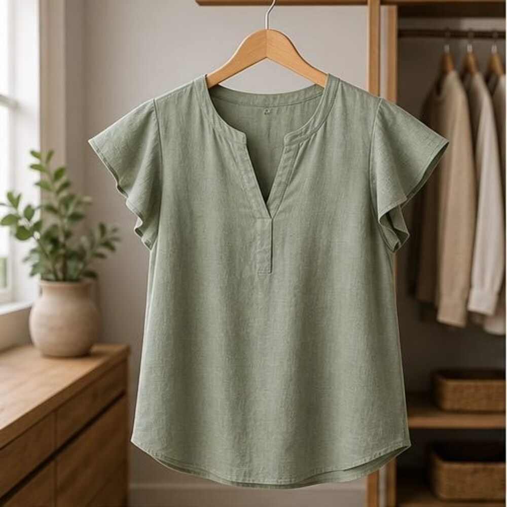 Cream Tunic Blouse
